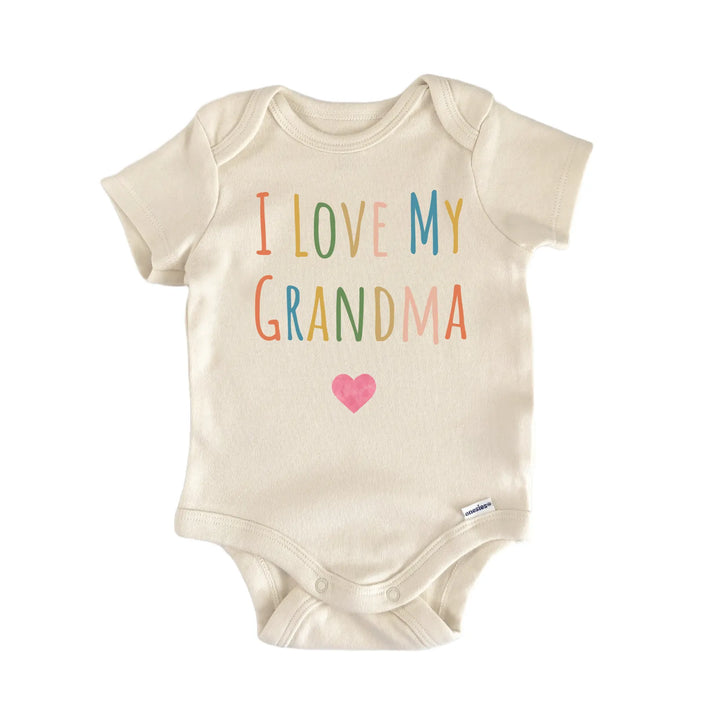 I Love My Grandma Newborn Baby Bodysuit