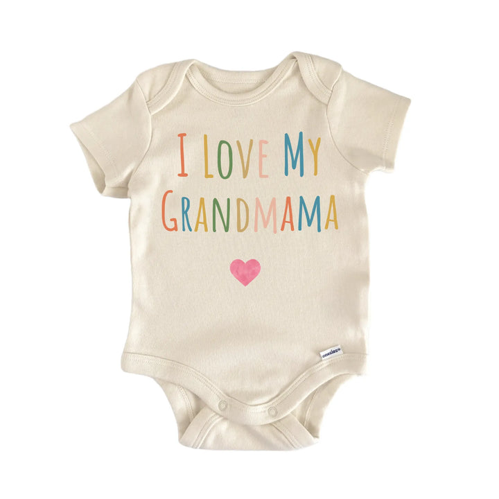 I Love My Grandmama Newborn Baby Bodysuit