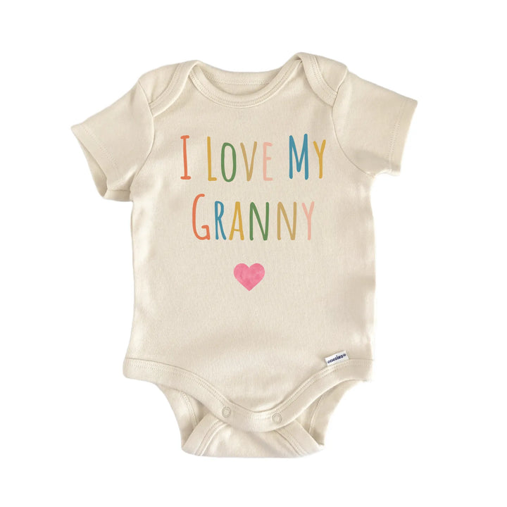 I Love My Granny Newborn Baby Bodysuit