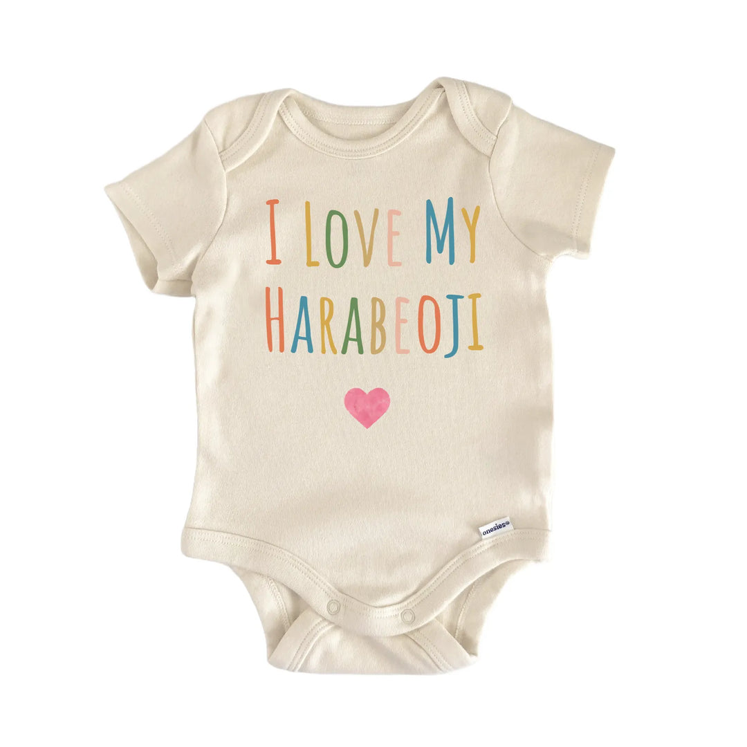 I Love My Harabeoji Newborn Baby Onesie® Onesie®