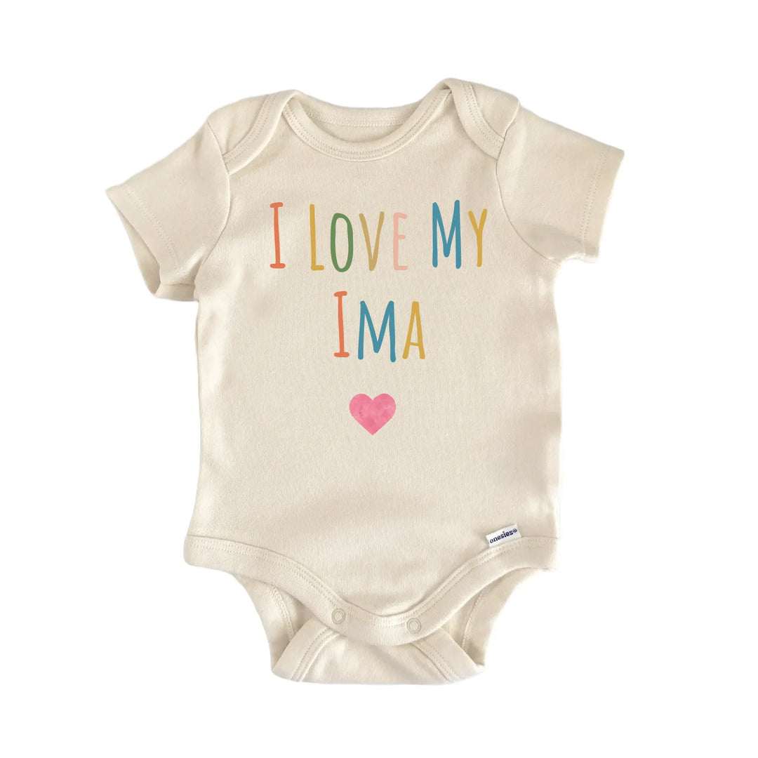 I Love My Ima Newborn Baby Onesie® Onesie®