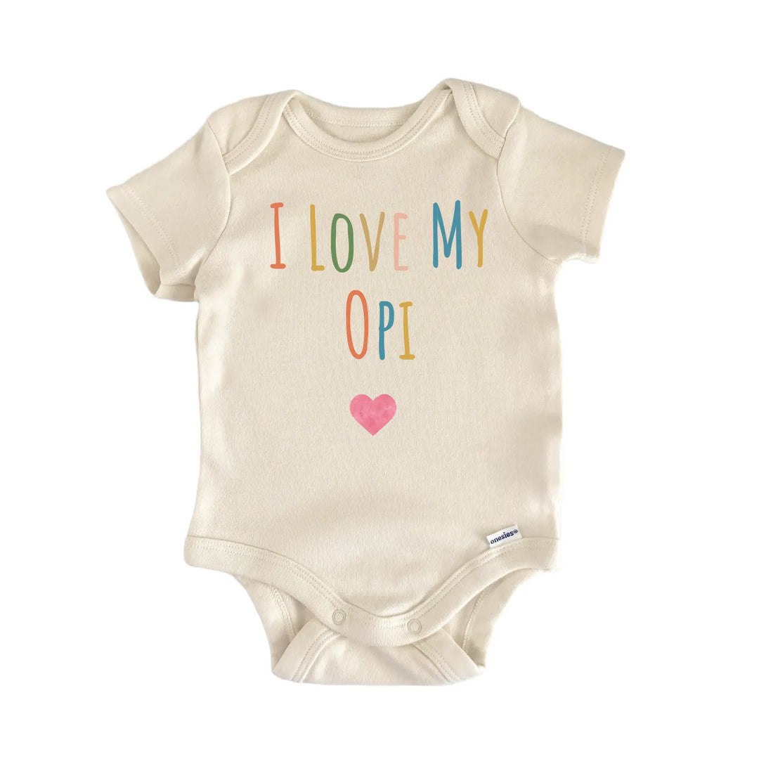I Love My Opi Newborn Baby Onesie® Onesie®