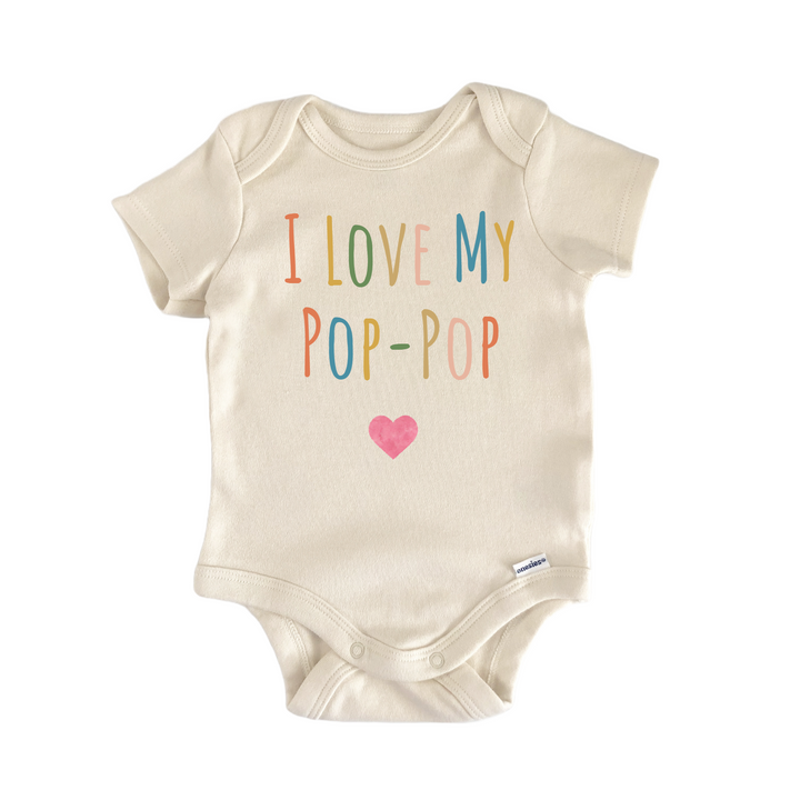 I Love My Poppop Newborn Baby Onesie® Onesie®