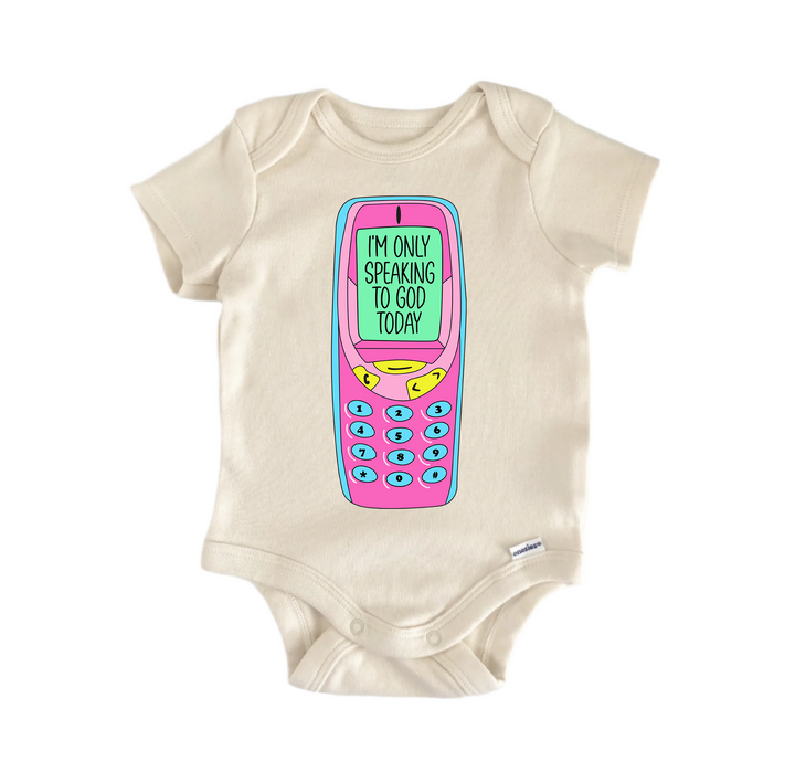 I'm Only Speaking Jesus Religious God Christian -  Baby Boy Girl Clothes  Bodysuit
