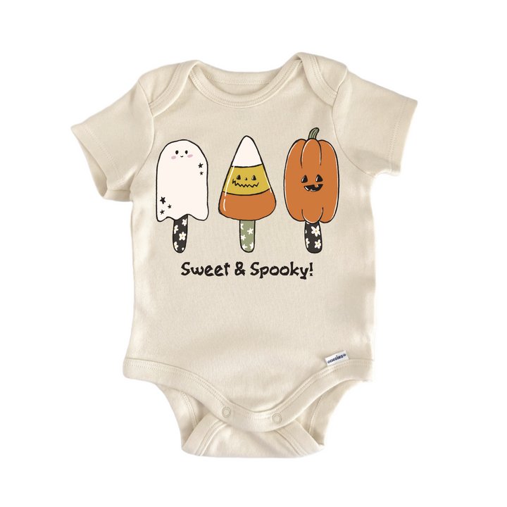Ice Cream Halloween Sweet Spooky - Baby Bodysuit  Funny Cute Onesie® | North Fork Forager LLC