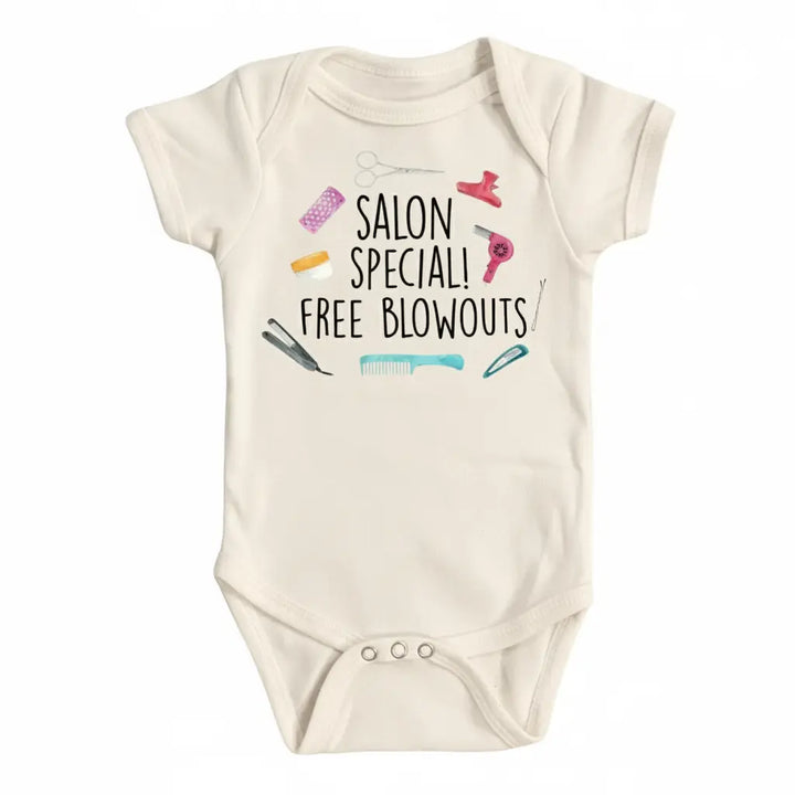 Salon Blowouts - Baby Boy Girl Clothes Infant Bodysuit Funny Cute Newborn  Funny Cute Onesie® | North Fork Forager LLC