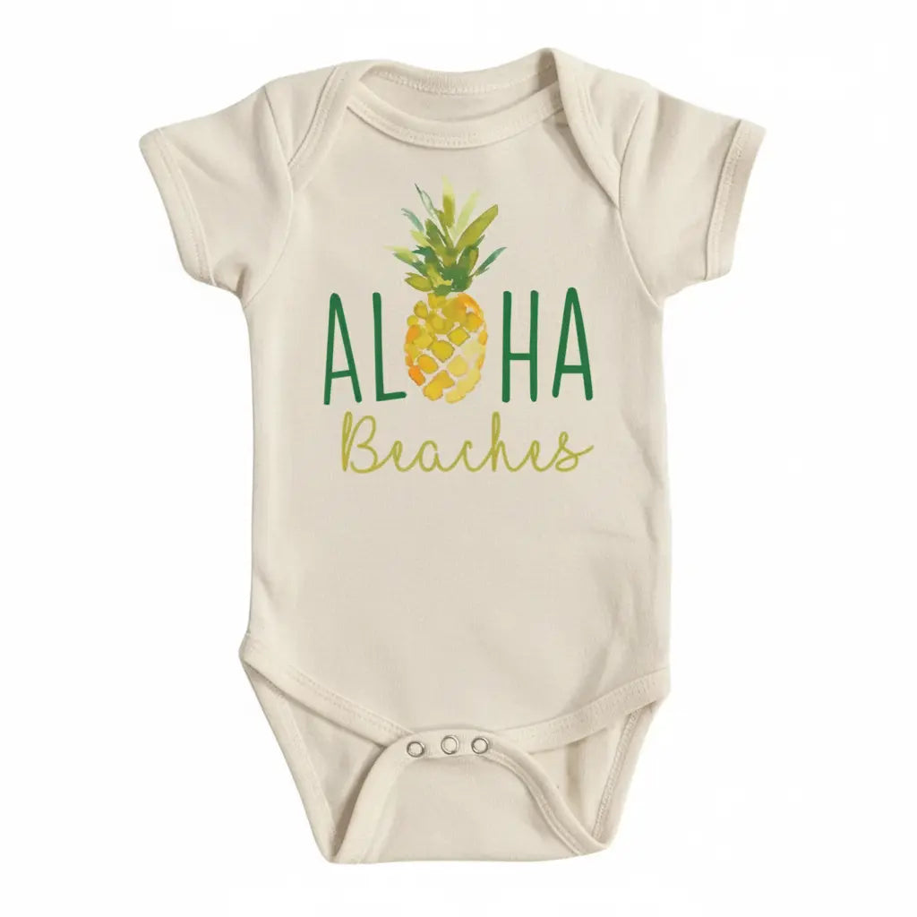 Pineapple Aloha - Baby Boy Girl Clothes Infant Bodysuit Funny Cute Newborn  Funny Cute Onesie® | North Fork Forager LLC