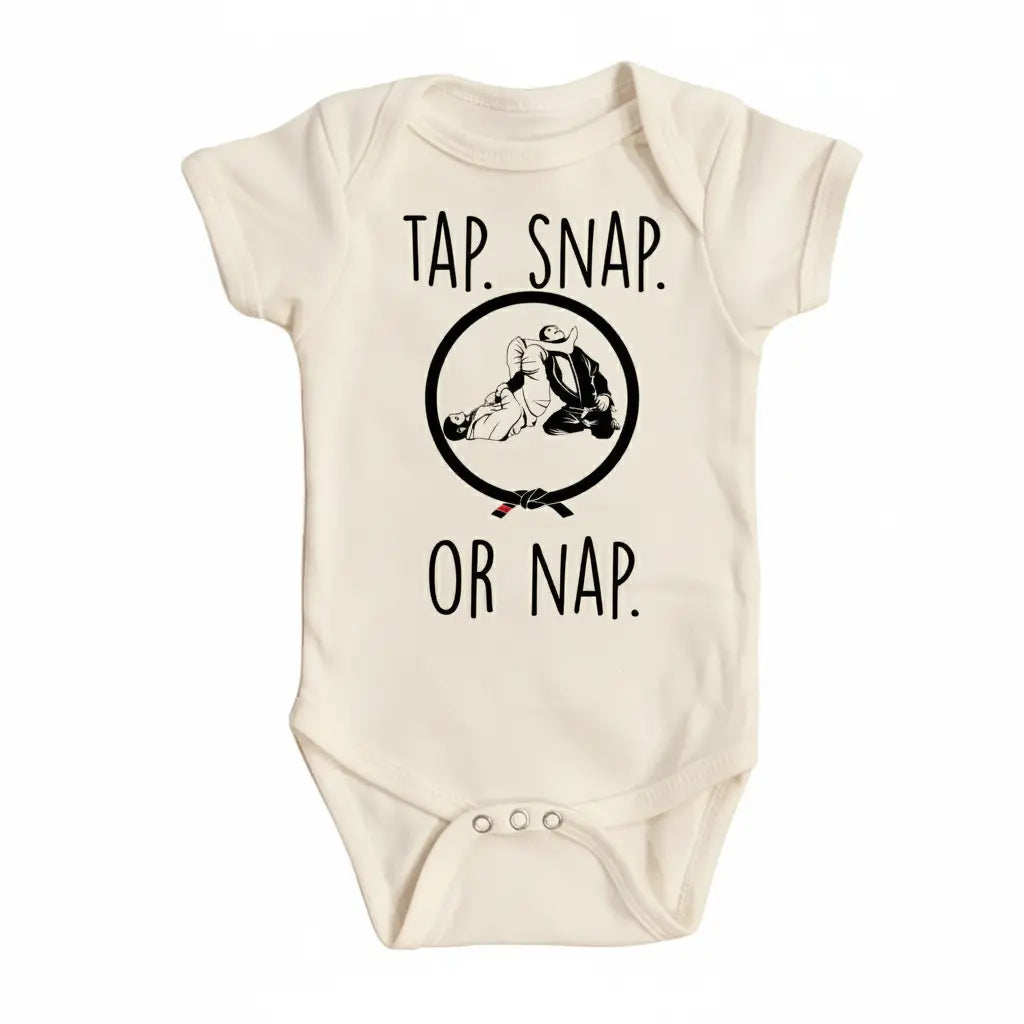 Jiu Jitsu Taps Belt - Baby Boy Girl Clothes Infant Bodysuit Funny Cute Newborn  Funny Cute Onesie® | North Fork Forager LLC
