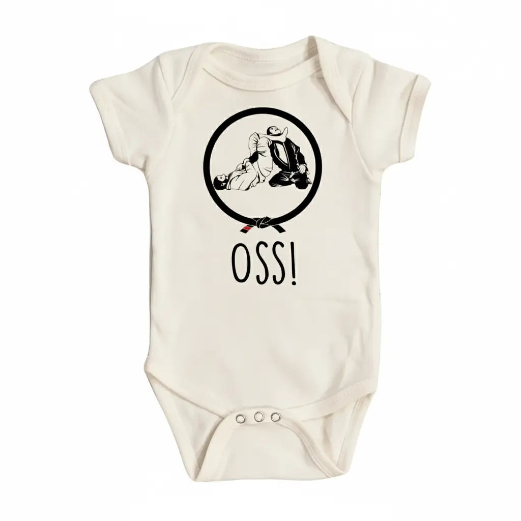 Jiu Jitsu Oss - Baby Boy Girl Clothes Infant Bodysuit Funny Cute Newborn  Funny Cute Onesie® | North Fork Forager LLC