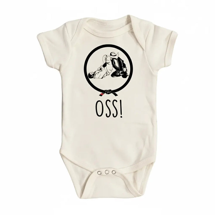Jiu Jitsu Oss - Baby Boy Girl Clothes Infant Bodysuit Funny Cute Newborn  Funny Cute Onesie® | North Fork Forager LLC