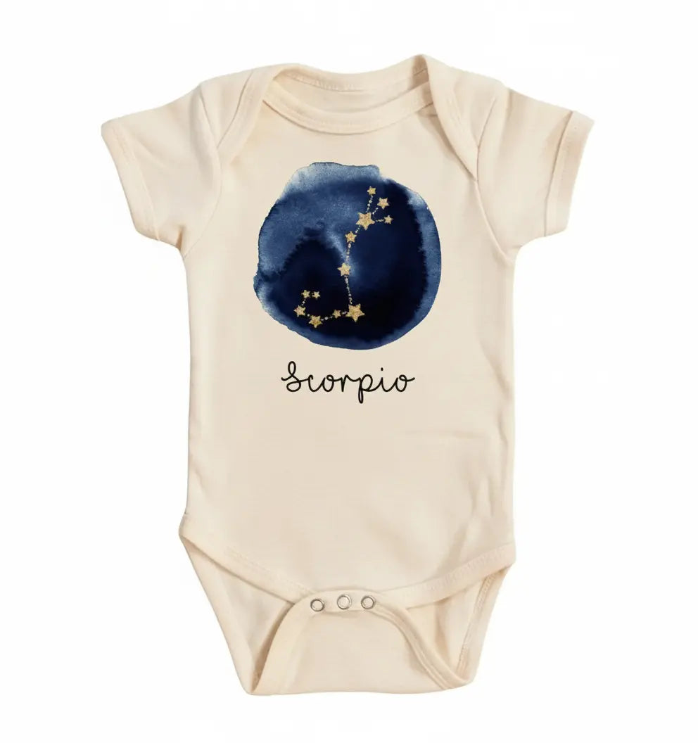 Scorpio Zodiac - Baby Boy Girl Clothes Infant Bodysuit Funny Cute Newborn  Funny Cute Onesie® | North Fork Forager LLC