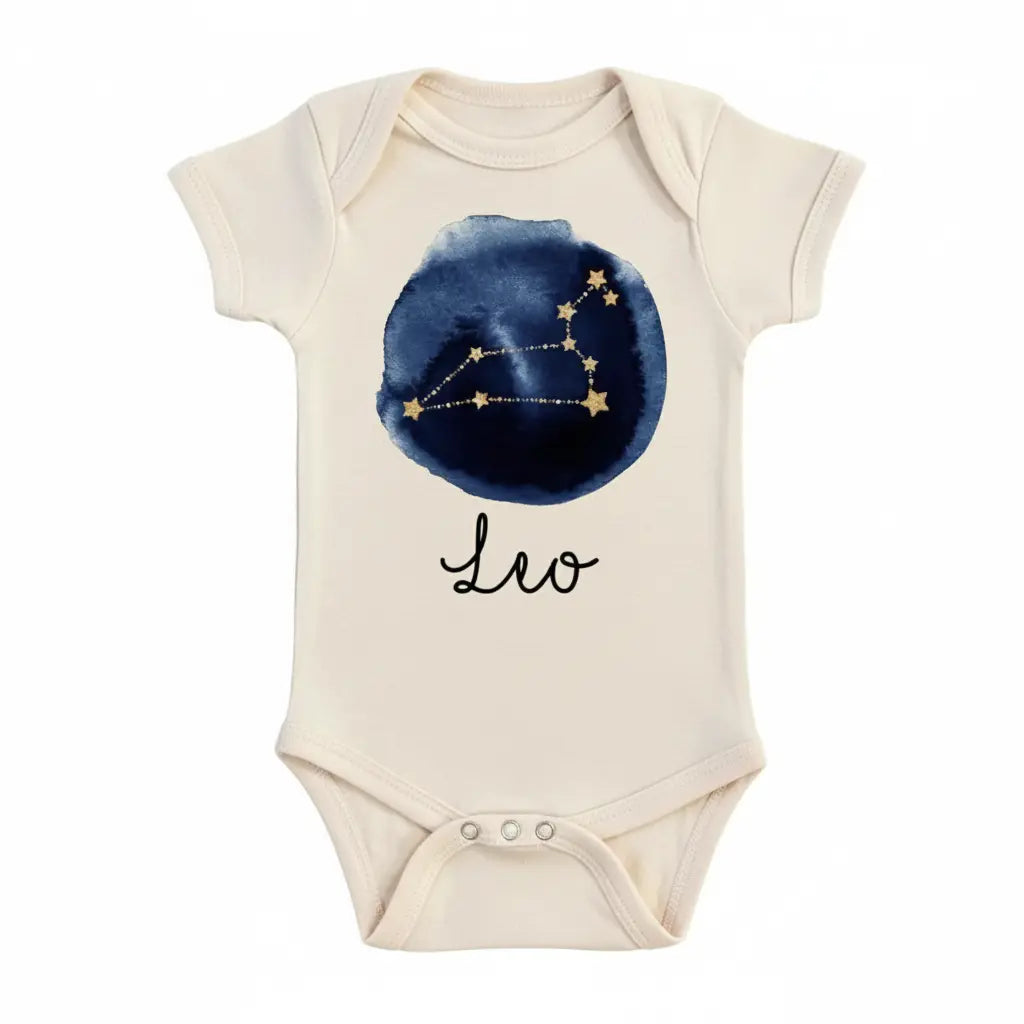 Leo Zodiac - Baby Boy Girl Clothes Infant Bodysuit Funny Cute Newborn  Funny Cute Onesie® | North Fork Forager LLC