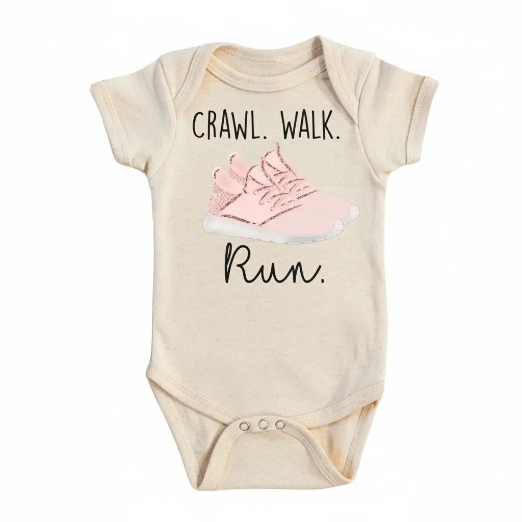 Running - Baby Boy Girl Clothes Infant Bodysuit Funny Cute Newborn 1B  Funny Cute Onesie® | North Fork Forager LLC
