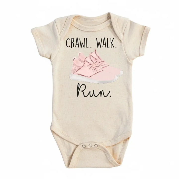 Running - Baby Boy Girl Clothes Infant Bodysuit Funny Cute Newborn 1B  Funny Cute Onesie® | North Fork Forager LLC