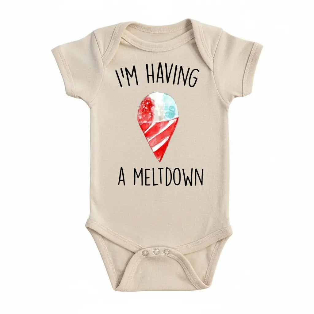 Snocone Summer - Baby Boy Girl Clothes Infant Bodysuit Funny Cute Newborn  Funny Cute Onesie® | North Fork Forager LLC