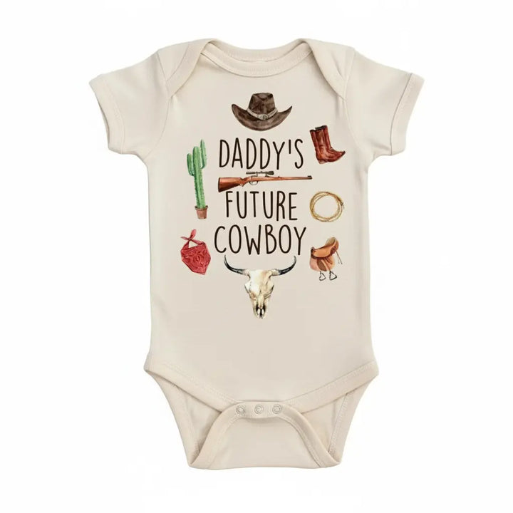 Cowboy  Daddy - Baby Boy Girl Clothes Infant Bodysuit Funny Cute Newborn  Funny Cute Onesie® | North Fork Forager LLC