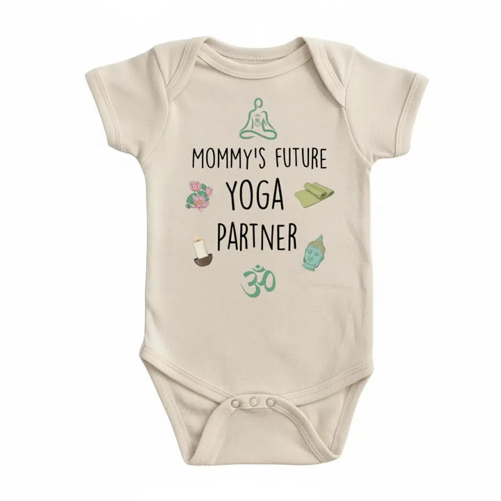 Yoga Namaste Mom - Baby Boy Girl Clothes Infant Bodysuit Funny Cute Newborn 1A  Funny Cute Onesie® | North Fork Forager LLC