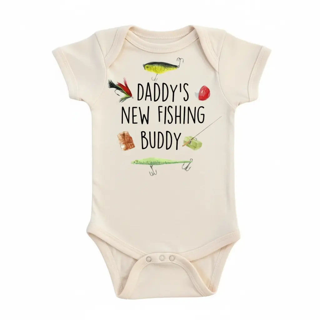 Fishing Buddy Icons - Baby Boy Girl Clothes Infant Bodysuit Funny Cute Newborn  Funny Cute Onesie® | North Fork Forager LLC