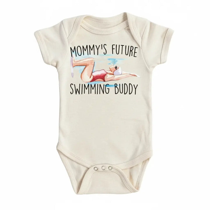 Swimming Mommy - Baby Boy Girl Clothes Infant Bodysuit Funny Cute Newborn  Funny Cute Onesie® | North Fork Forager LLC