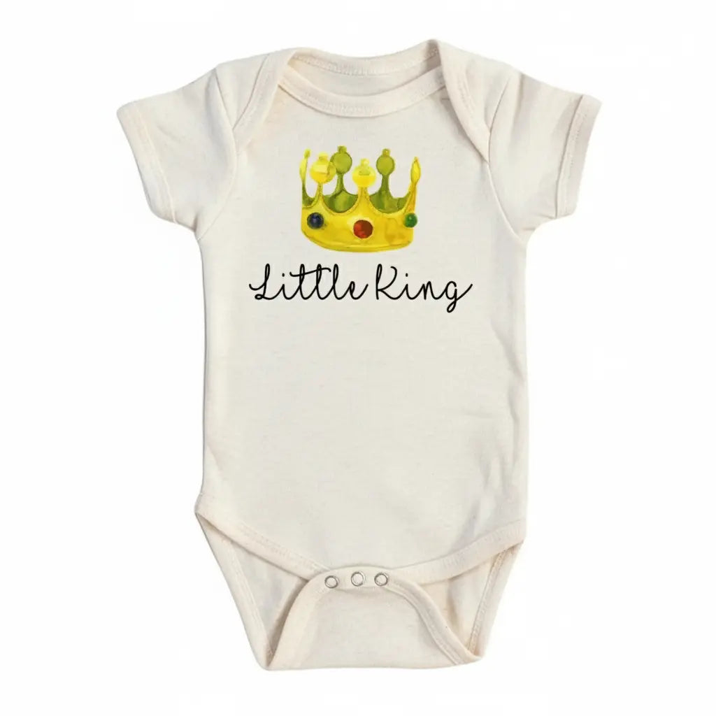 Little King - Baby Boy Girl Clothes Infant Bodysuit Funny Cute Newborn  Funny Cute Onesie® | North Fork Forager LLC