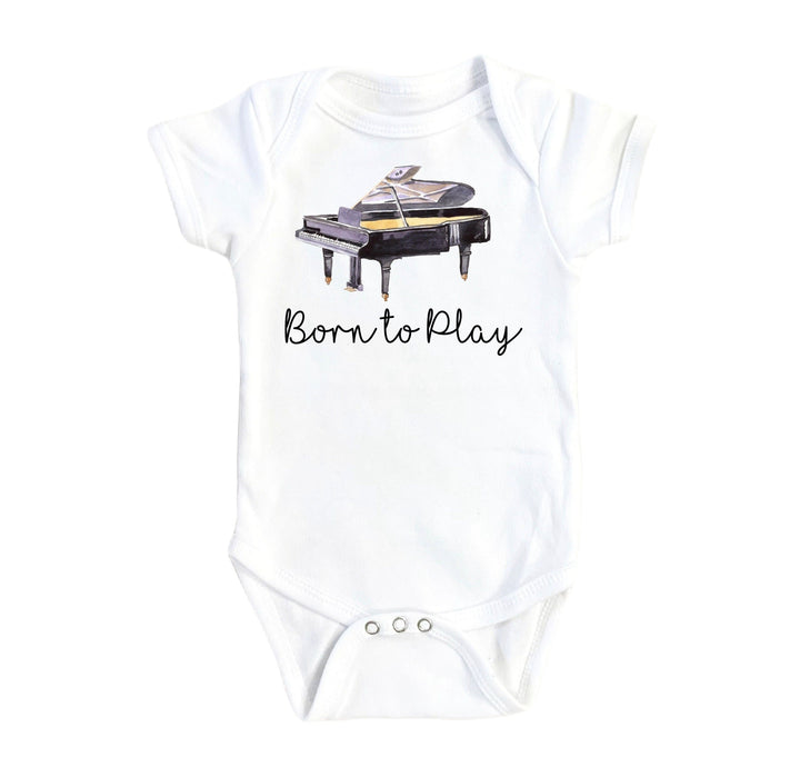 Piano - Baby Boy Girl Clothes Infant Bodysuit Funny Cute Newborn 1A Onesie