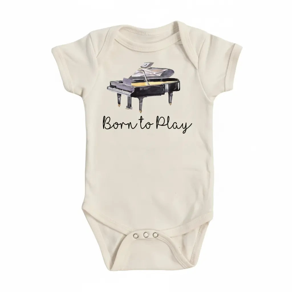 Piano - Baby Boy Girl Clothes Infant Bodysuit Funny Cute Newborn 1A  Funny Cute Onesie® | North Fork Forager LLC