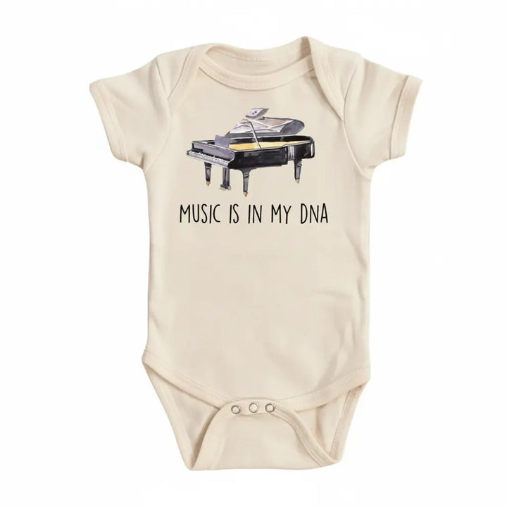 Piano - Baby Boy Girl Clothes Infant Bodysuit Funny Cute Newborn 1C  Funny Cute Onesie® | North Fork Forager LLC