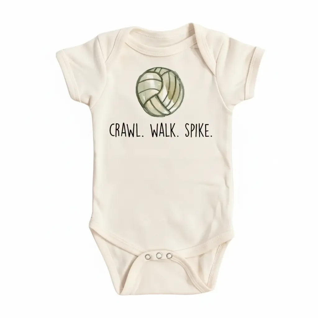 Volleyball - Baby Boy Girl Clothes Infant Bodysuit Funny Cute Newborn 1D  Funny Cute Onesie® | North Fork Forager LLC
