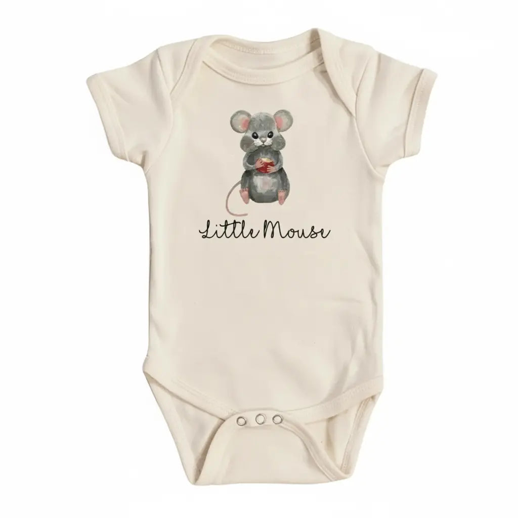 Little Mouse - Baby Boy Girl Clothes Infant Bodysuit Funny Cute Newborn  Funny Cute Onesie® | North Fork Forager LLC