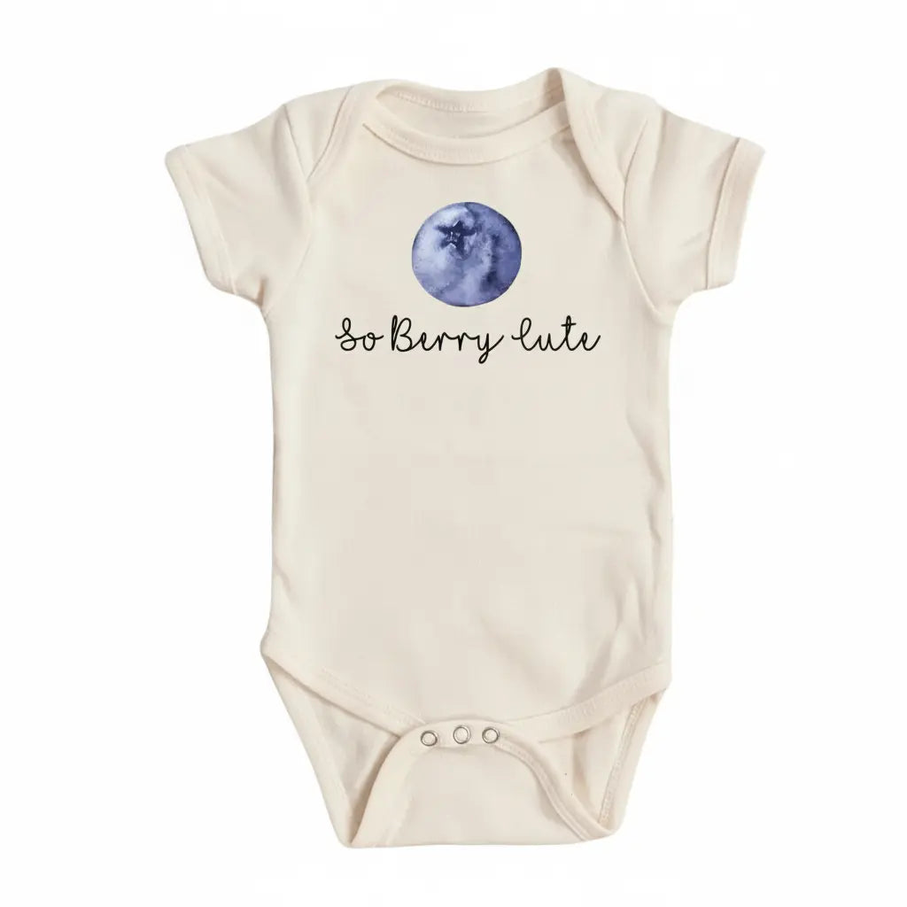 Blueberry Cute - Baby Boy Girl Clothes Infant Bodysuit Funny Cute Newborn  Funny Cute Onesie® | North Fork Forager LLC