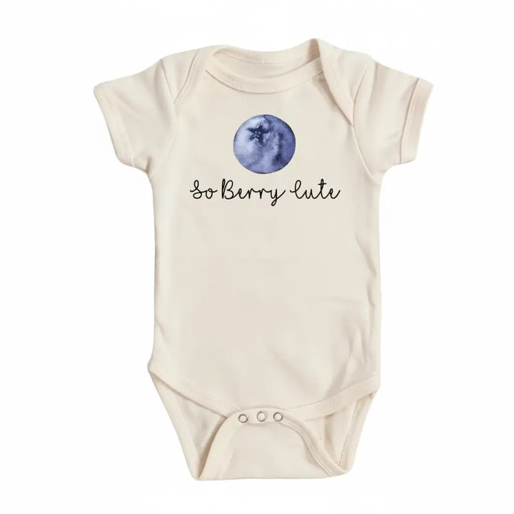 Blueberry Cute - Baby Boy Girl Clothes Infant Bodysuit Funny Cute Newborn  Funny Cute Onesie® | North Fork Forager LLC