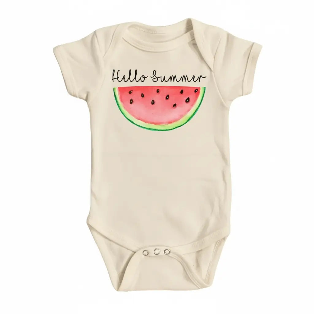 Watermelon Summer - Baby Boy Girl Clothes Infant Bodysuit Funny Cute Newborn  Funny Cute Onesie® | North Fork Forager LLC