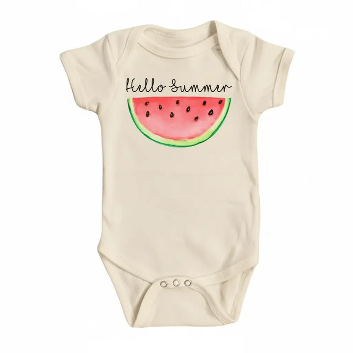 Watermelon Summer - Baby Boy Girl Clothes Infant Bodysuit Funny Cute Newborn  Funny Cute Onesie® | North Fork Forager LLC