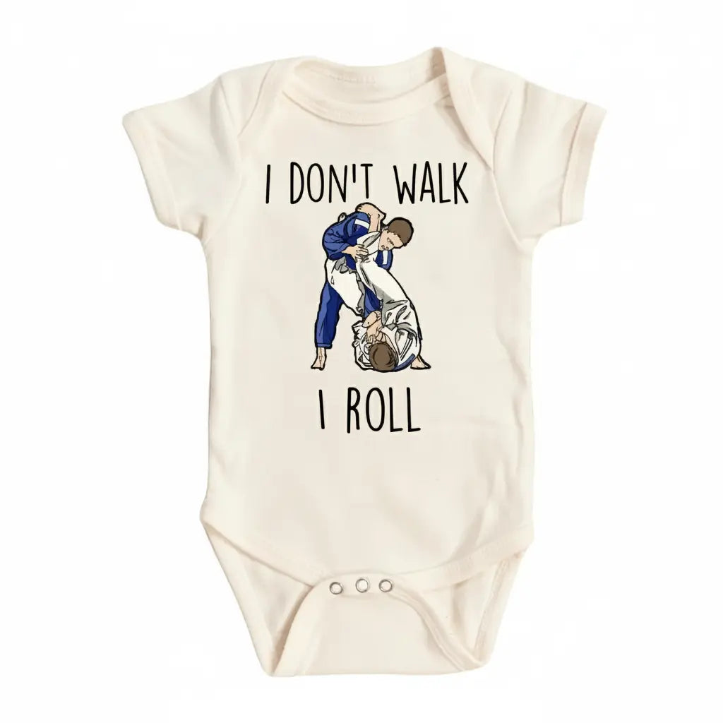 Jiu Jitsu Roll Gi - Baby Boy Girl Clothes Infant Bodysuit Funny Cute Newborn  Funny Cute Onesie® | North Fork Forager LLC