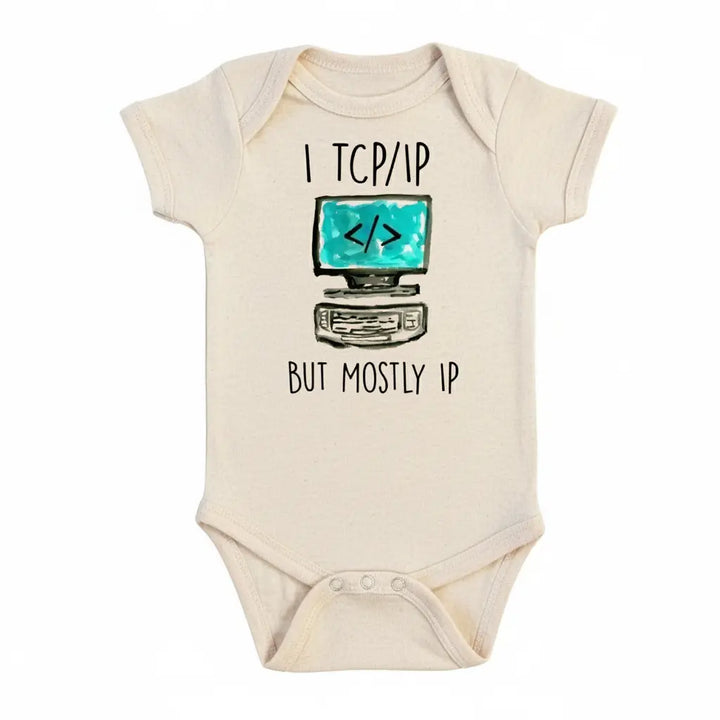 Programmer Tcip - Baby Boy Girl Clothes Infant Bodysuit Funny Cute Newborn  Funny Cute Onesie® | North Fork Forager LLC