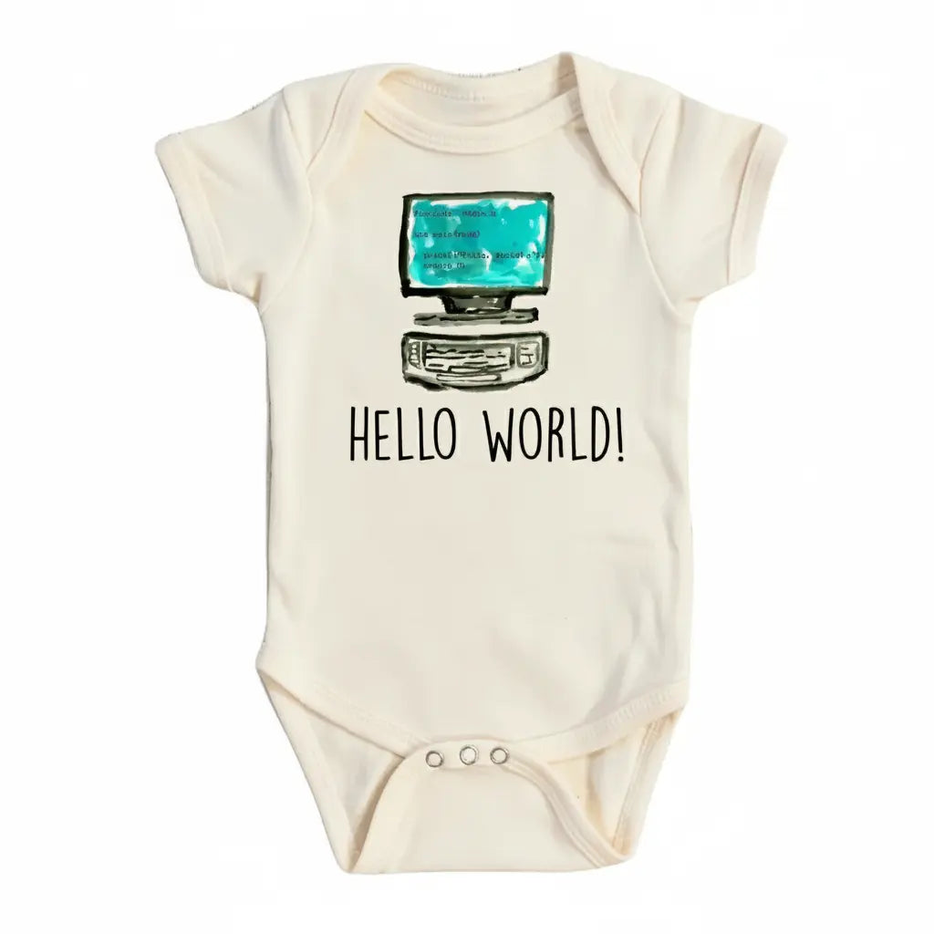 Computer - Baby Boy Girl Clothes Infant Bodysuit Funny Cute Newborn  Funny Cute Onesie® | North Fork Forager LLC