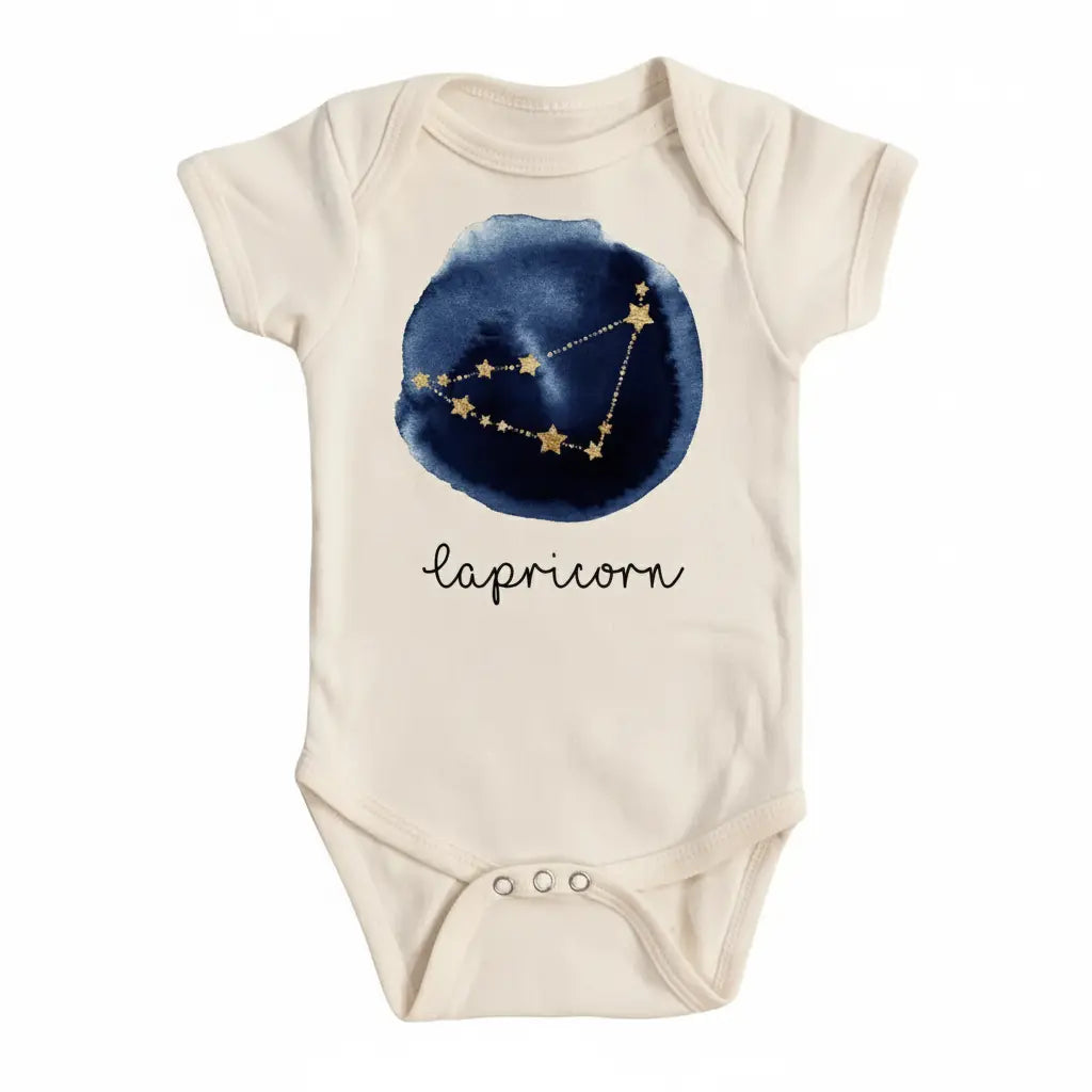 Capricorn Zodiac - Baby Boy Girl Clothes Infant Bodysuit Funny Cute Newborn  Funny Cute Onesie® | North Fork Forager LLC