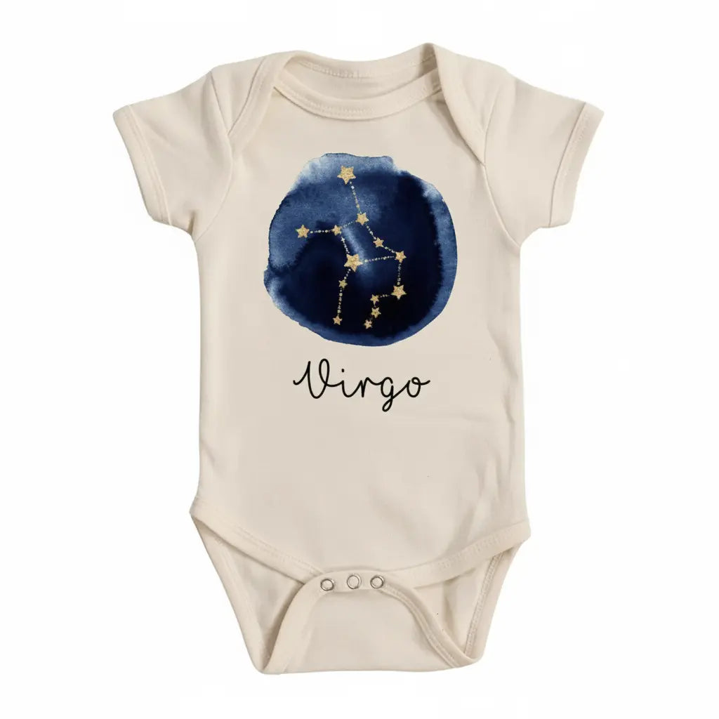 Virgo Zodiac - Baby Boy Girl Clothes Infant Bodysuit Funny Cute Newborn  Funny Cute Onesie® | North Fork Forager LLC