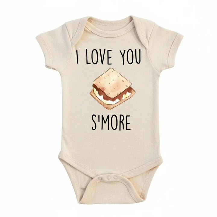 S'more Love - Baby Boy Girl Clothes Infant Bodysuit Funny Cute Newborn  Funny Cute Onesie® | North Fork Forager LLC