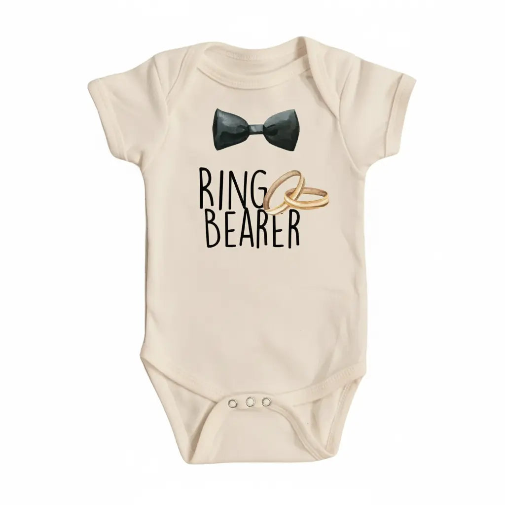 Ring Bearer - Baby Boy Girl Clothes Infant Bodysuit Funny Cute Newborn 1B  Funny Cute Onesie® | North Fork Forager LLC
