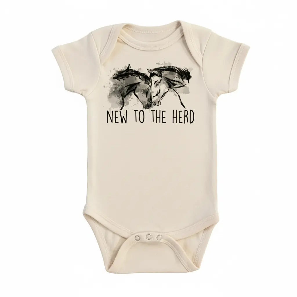 Horse Herd Ranch - Baby Boy Girl Clothes Infant Bodysuit Funny Cute Newborn  Funny Cute Onesie® | North Fork Forager LLC