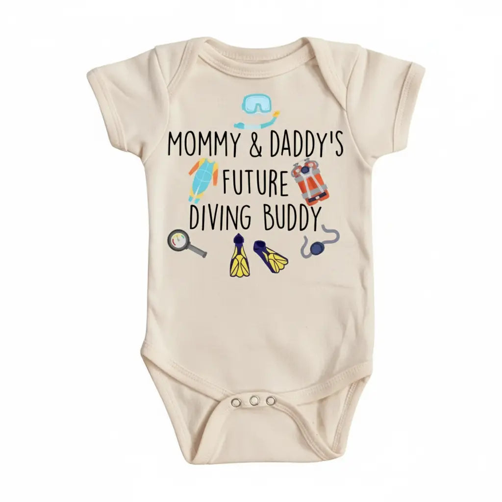 Diving Icons - Baby Boy Girl Clothes Infant Bodysuit Funny Cute Newborn  Funny Cute Onesie® | North Fork Forager LLC