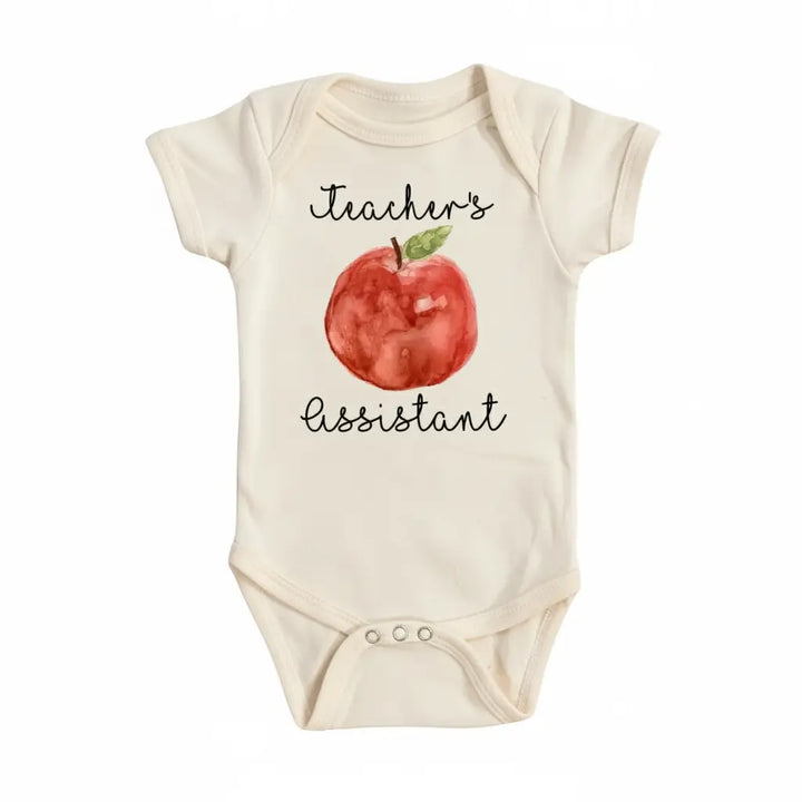 Teacher's Assistant - Baby Boy Girl Clothes Infant Bodysuit Funny Cute Newborn  Funny Cute Onesie® | North Fork Forager LLC