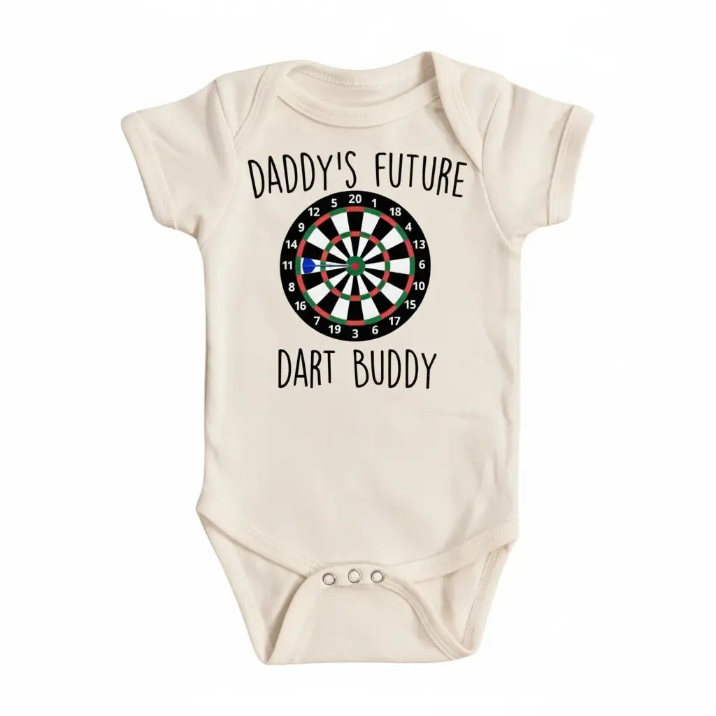 Darts Buddy - Baby Boy Girl Clothes Infant Bodysuit Funny Cute Newborn  Funny Cute Onesie® | North Fork Forager LLC