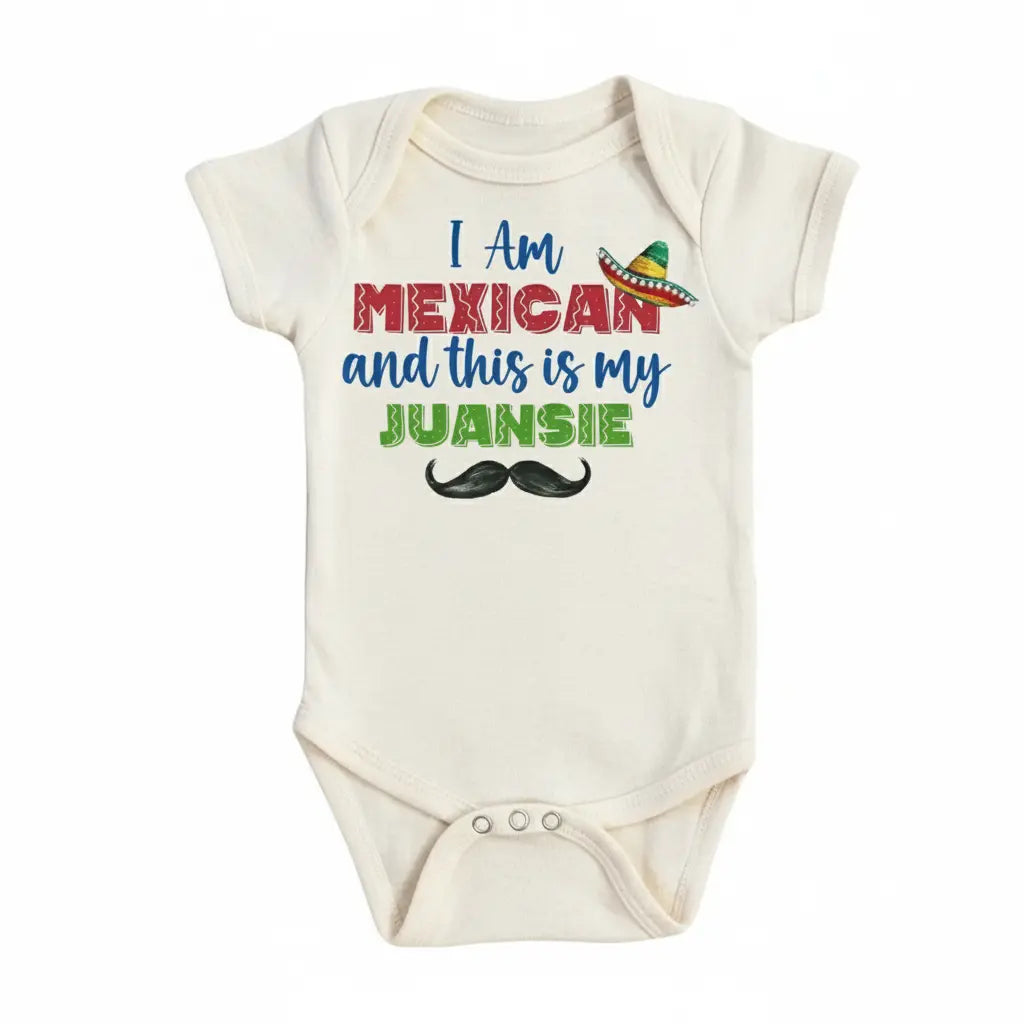 Mexican Juansie - Baby Boy Girl Clothes Infant Bodysuit Funny Cute Newborn  Funny Cute Onesie® | North Fork Forager LLC