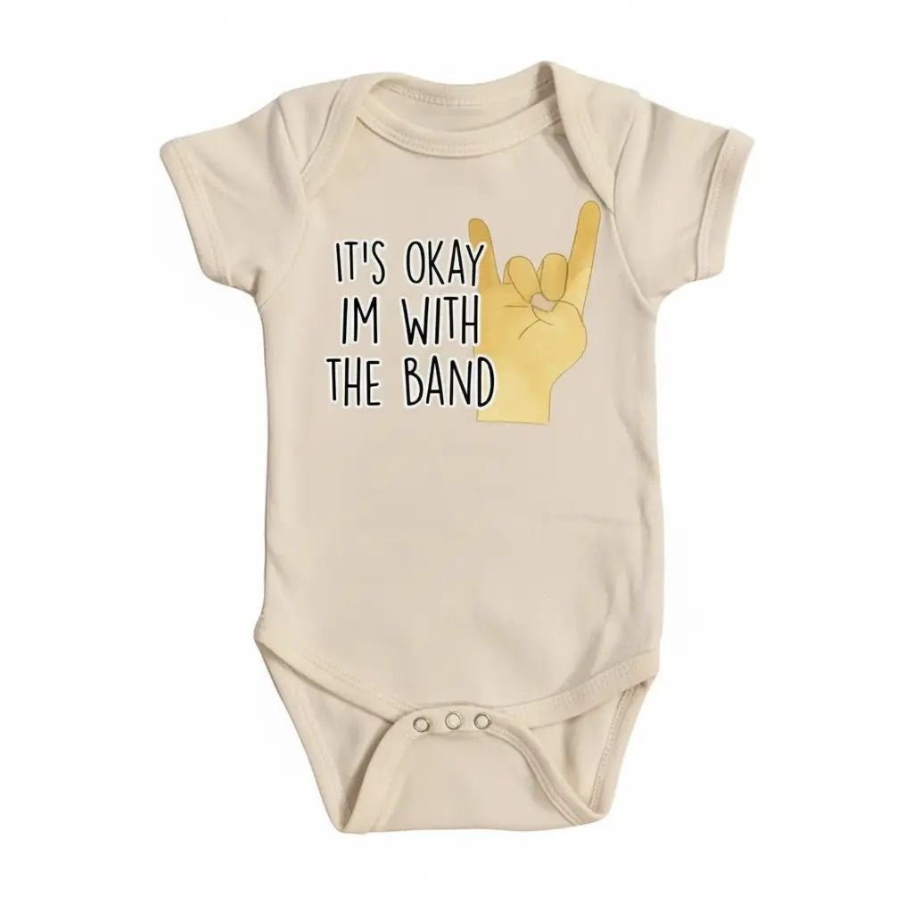 Rock Band - Baby Boy Girl Clothes Infant Bodysuit Funny Cute Newborn 1B  Funny Cute Onesie® | North Fork Forager LLC