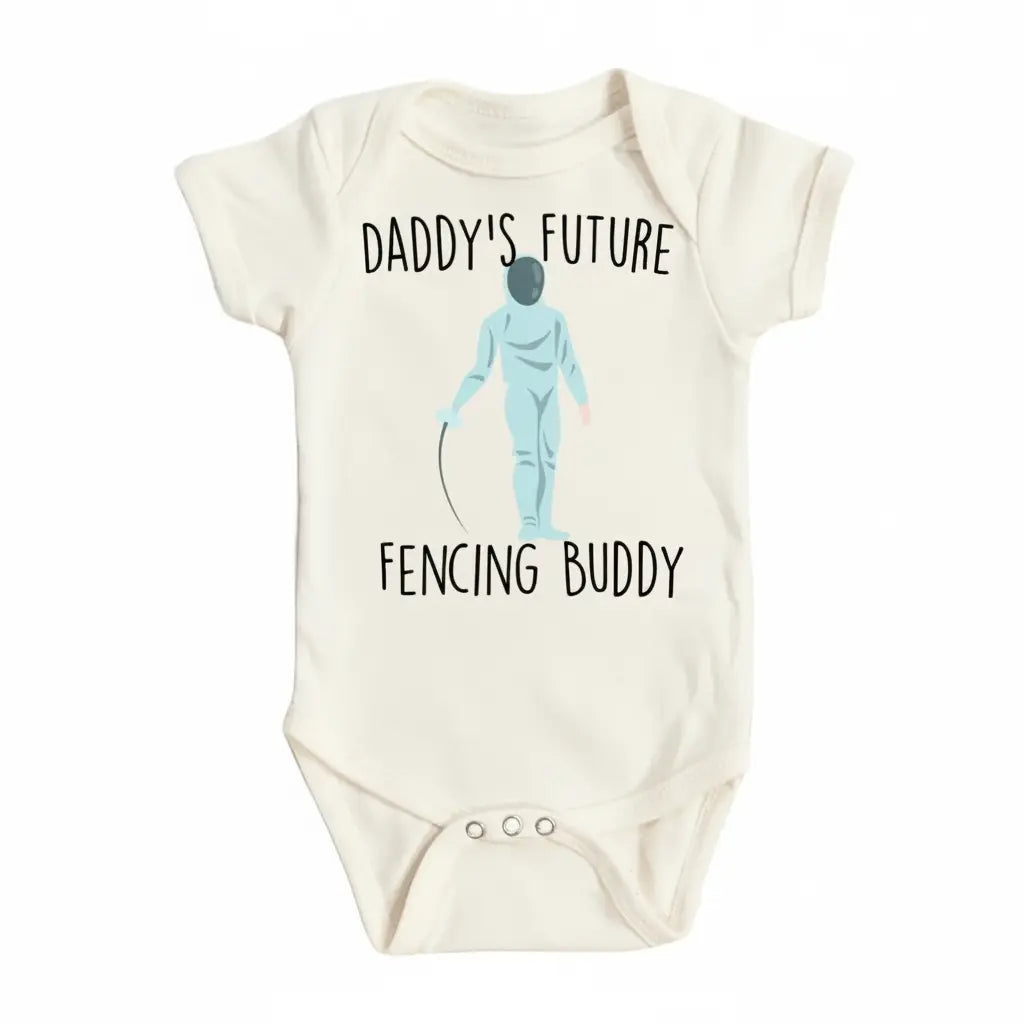 Fencing Daddy - Baby Boy Girl Clothes Infant Bodysuit Funny Cute Newborn  Funny Cute Onesie® | North Fork Forager LLC