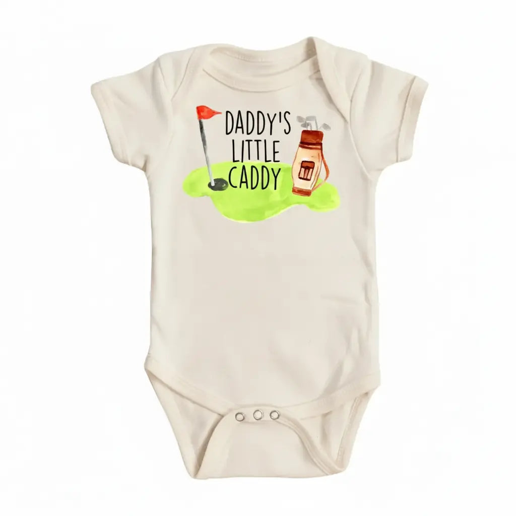 Golf Caddy - Baby Boy Girl Clothes Infant Bodysuit Funny Cute Newborn  Funny Cute Onesie® | North Fork Forager LLC