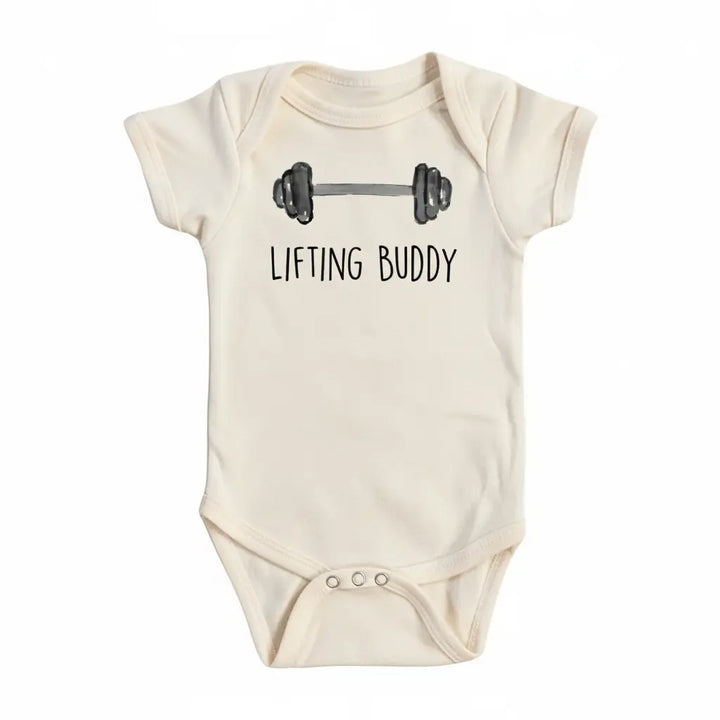 Gym Lifting Buddy - Baby Boy Girl Clothes Infant Bodysuit Funny Cute Newborn  Funny Cute Onesie® | North Fork Forager LLC