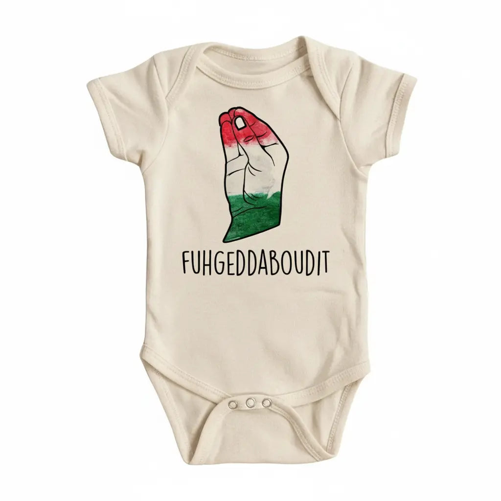 Italian Hand - Baby Boy Girl Clothes Infant Bodysuit Funny Cute Newborn  Funny Cute Onesie® | North Fork Forager LLC